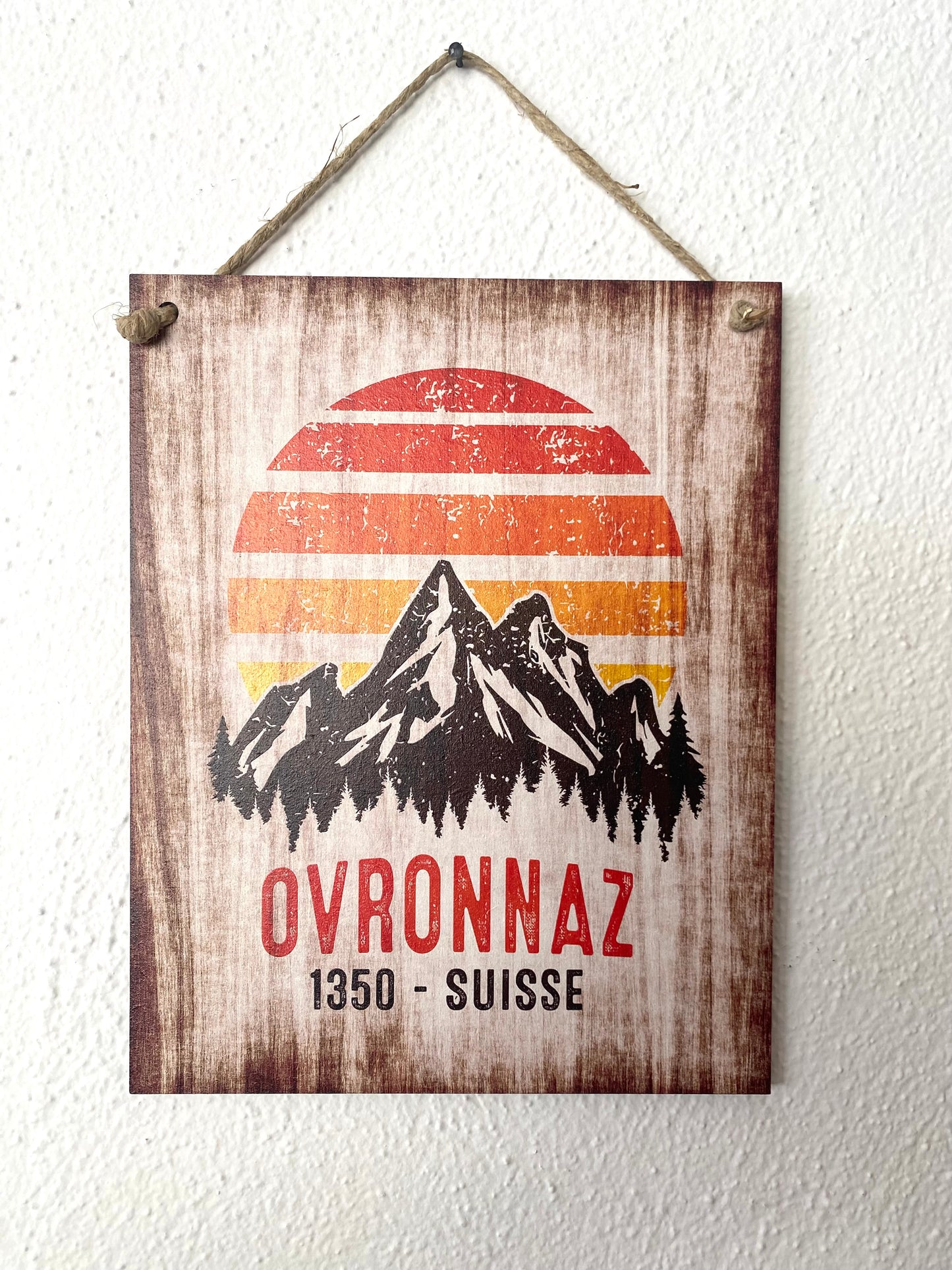 AFFICHE EN BOIS
