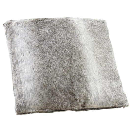 COUSSIN FOURRURE GRIS